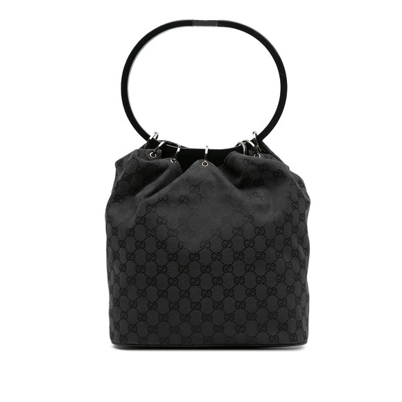 Pre-Loved Gucci GG Canvas Ring Handbag - Picture 1 of 9